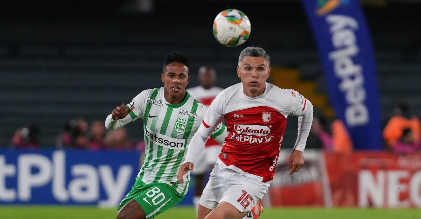 Santa Fe vs Nacional Daniel Torres Juan Manel Zapata