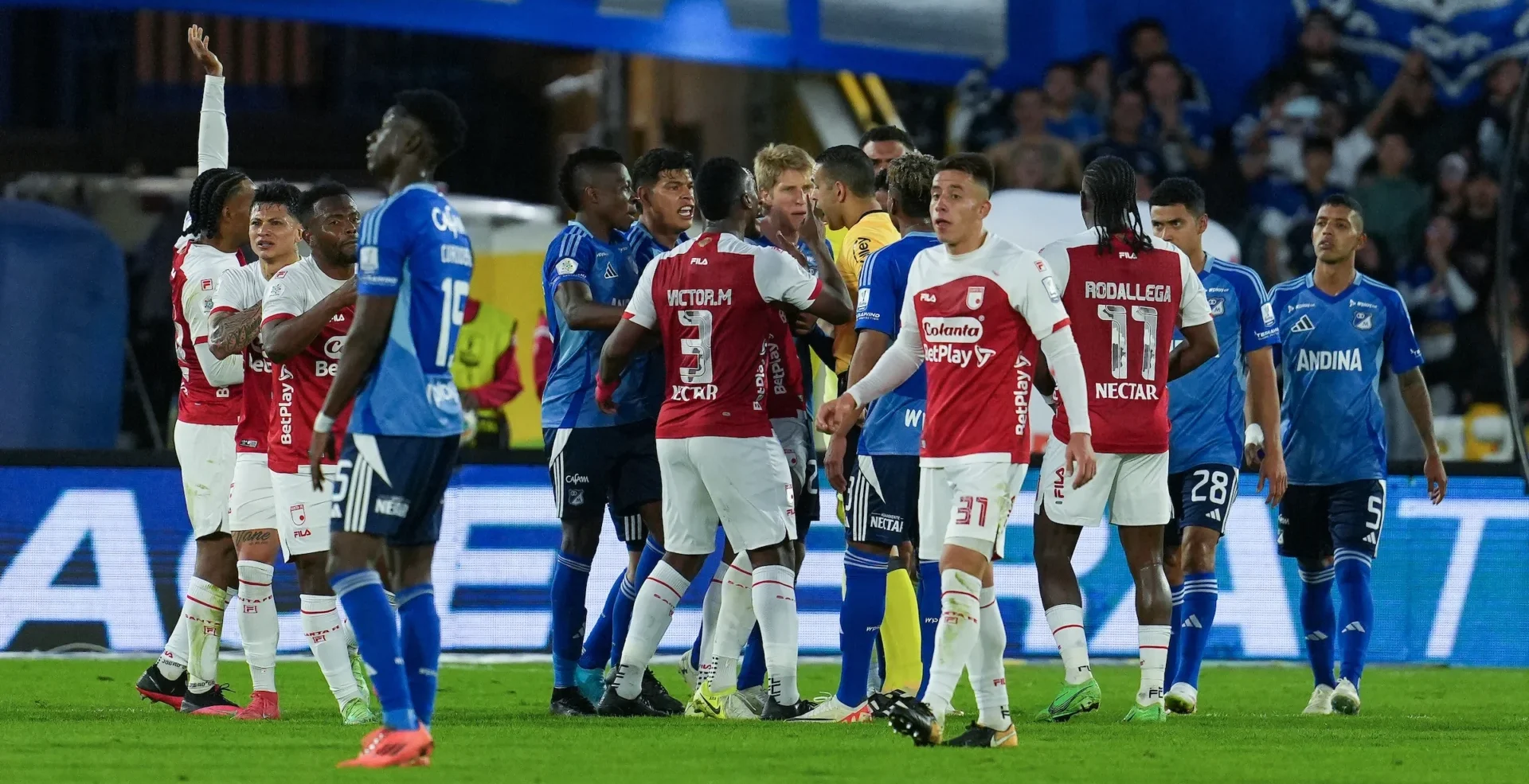 Carlos Ortega Santa Fe vs Millonarios