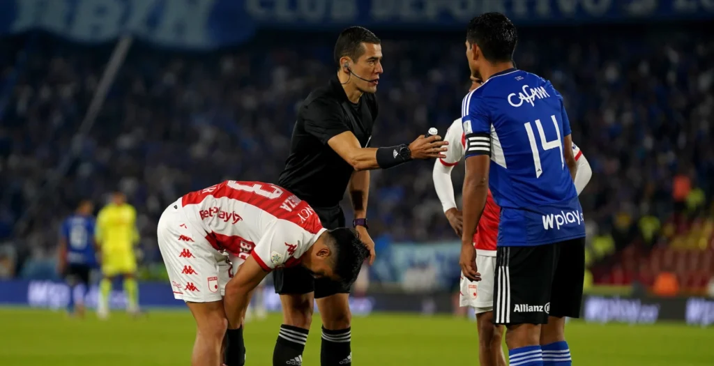 Santa Fe vs Millonarios Andrés Rojas