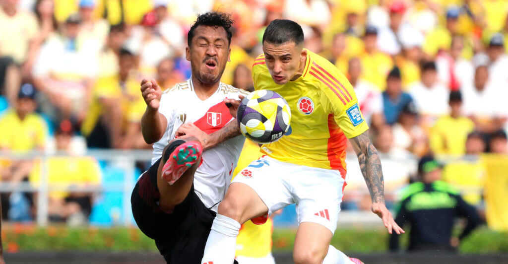 Colombia vs Perú Kevin castaño y Renato Tapia
