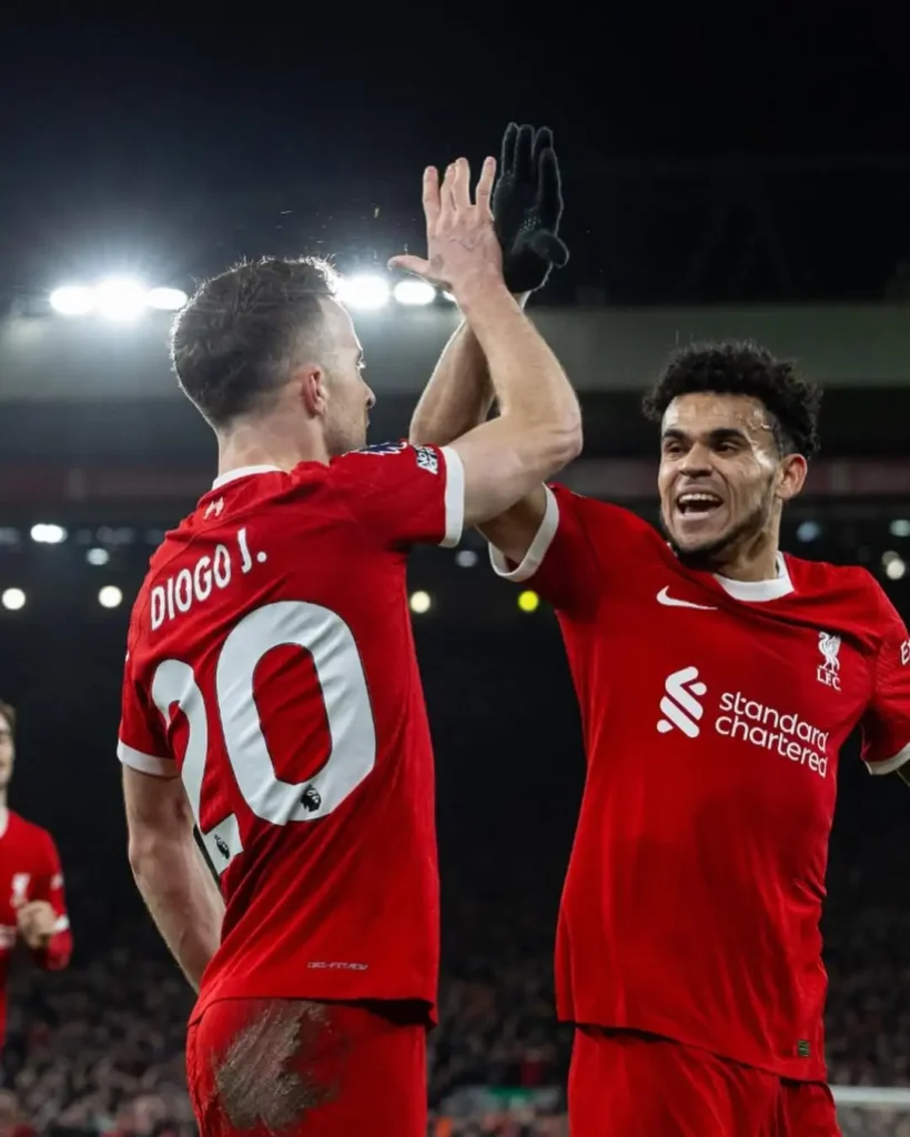 Luis Díaz Diogo Jota Liverpool