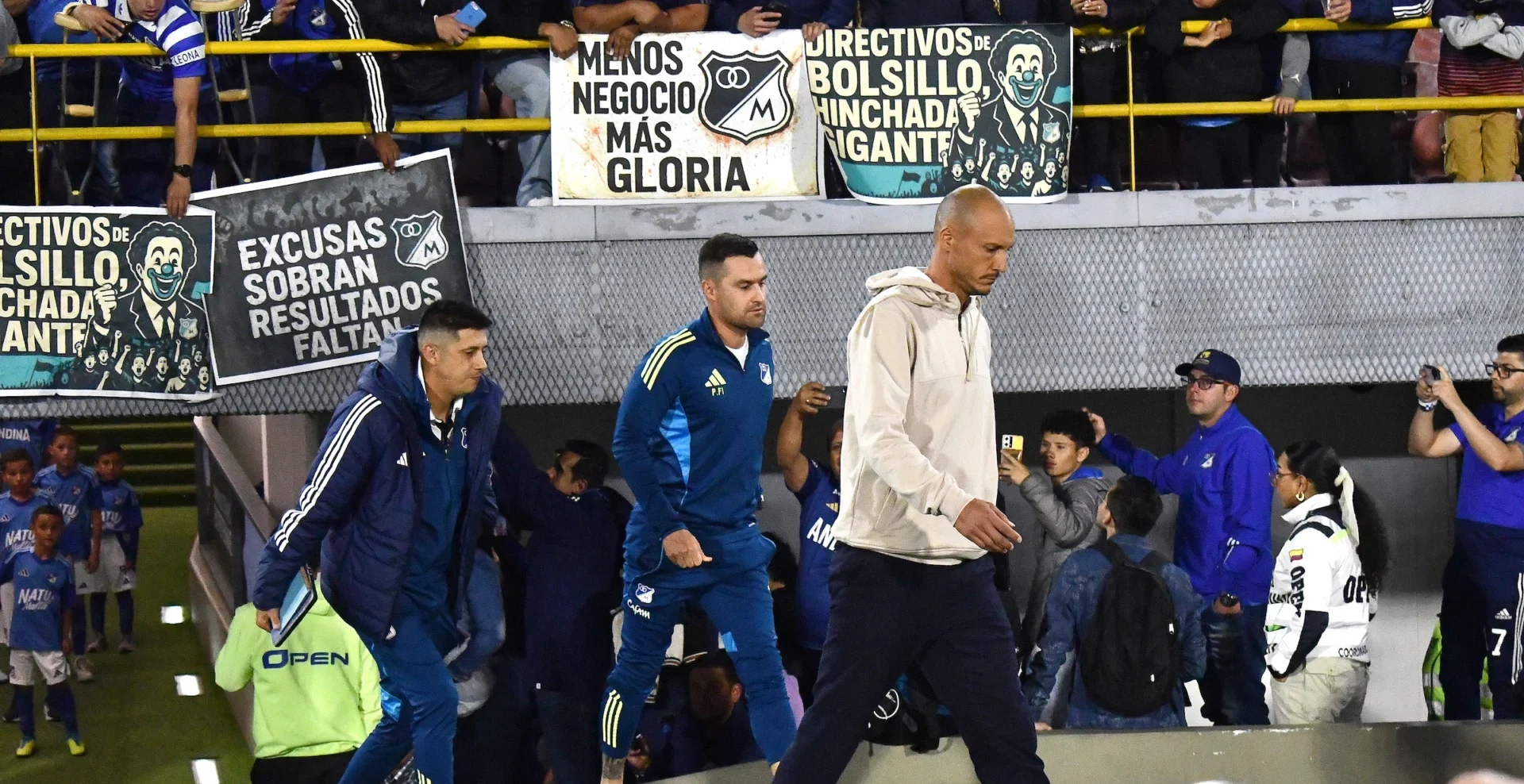 Millonarios vs Unión Magdalena protesta David González