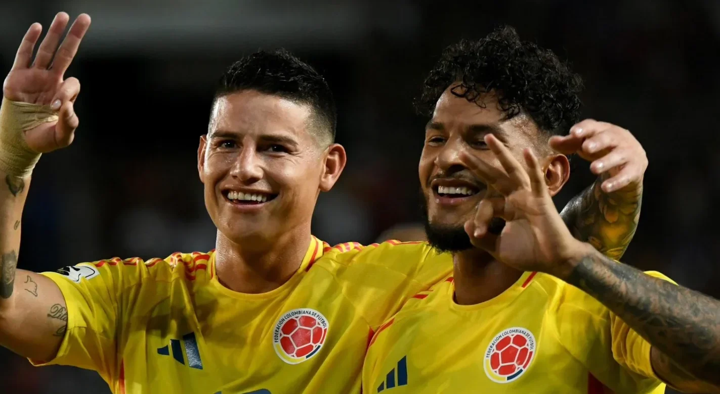 James Rodríguez y Luis Suárez Venezuela