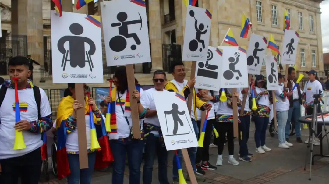 Plantón protesta deportistas