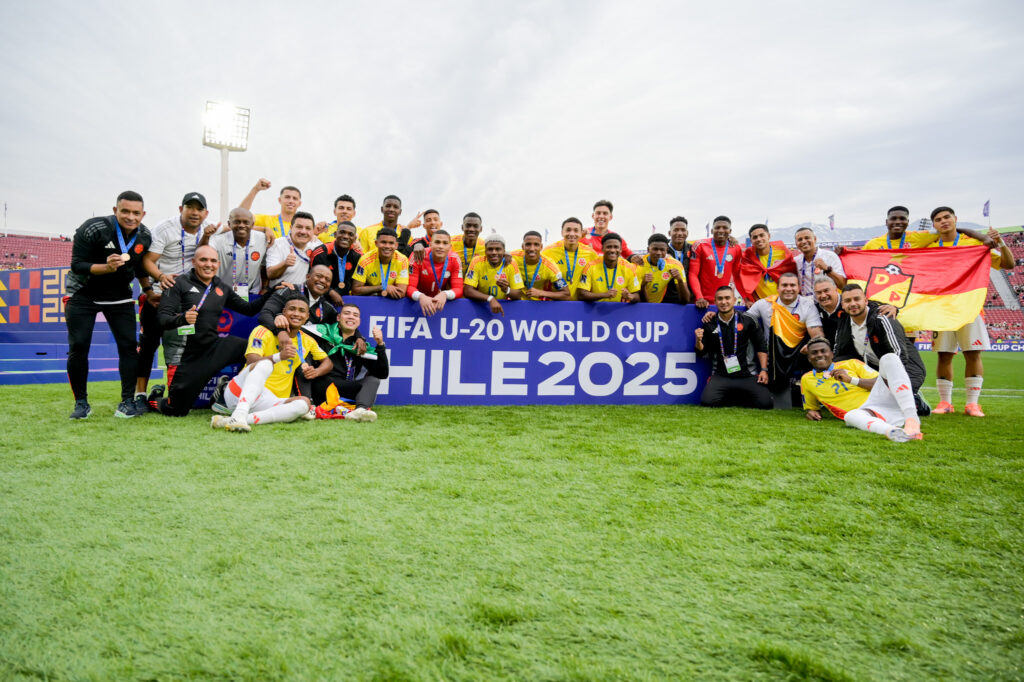 Premiación Selección Colombia Mundial Sub-20 Chile