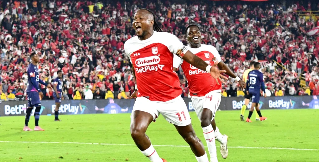 Santa Fe vs Fortaleza Hugo Rodallega