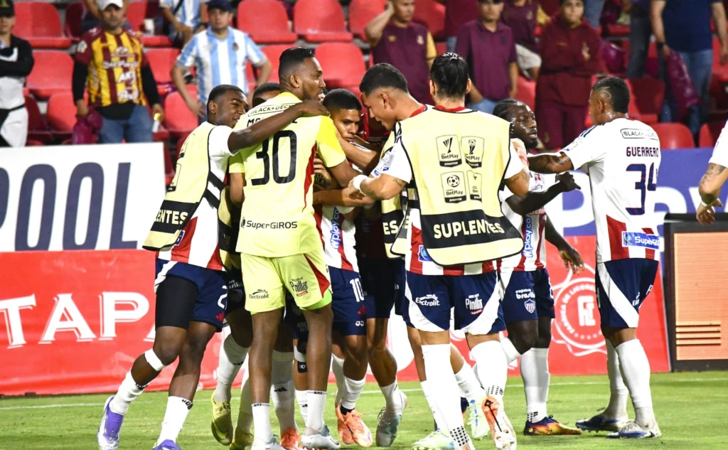 Tolima vs Junior final vuelta 2025-2 celebración gol