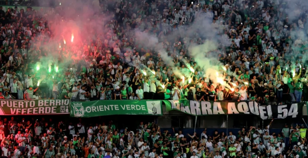 Hinchas Nacional vs Medellín Final ida Copa Colombia