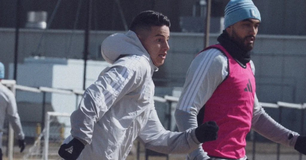 James Rodriguez Minnesota entrenamiento