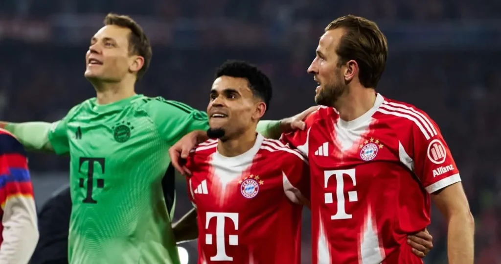 Luis Diaz Harry Kane Manuel Neuer