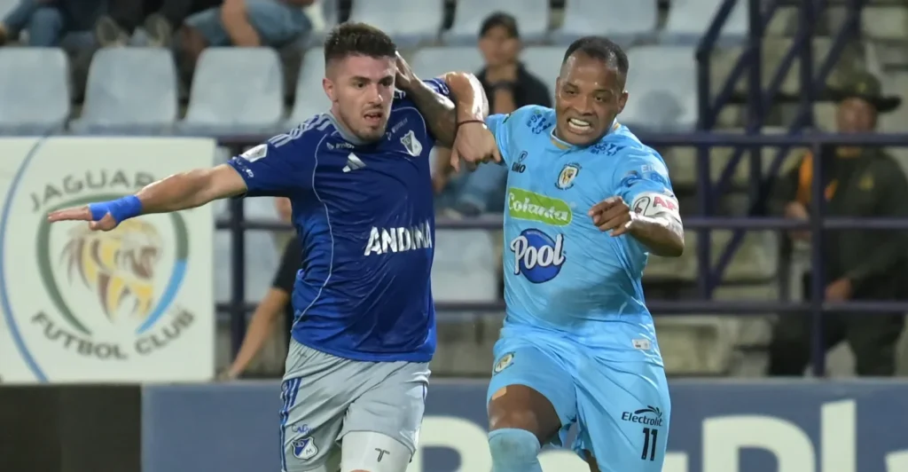 Jaguares vs Millonarios Edgar Elizalde Andrés Rentería