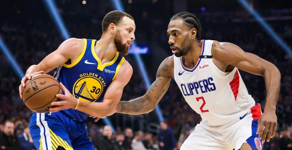 Stephen Curry y Kahwi Leonard