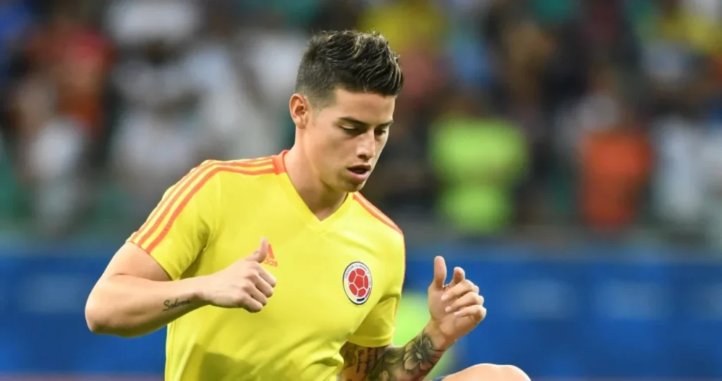 James Rodriguez entrenamiento Colombia