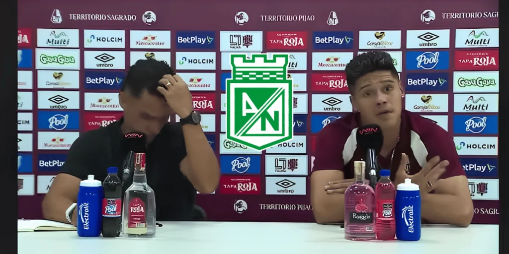 Sebastián Guzmán habla en rueda de prensa tras la derrota de Tolima frente a Atlético Nacional en semifinales.