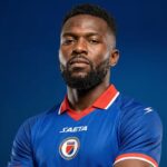 Camiseta oficial de la Selección de Haití que fue rechazada por la FIFA antes del Mundial 2026.