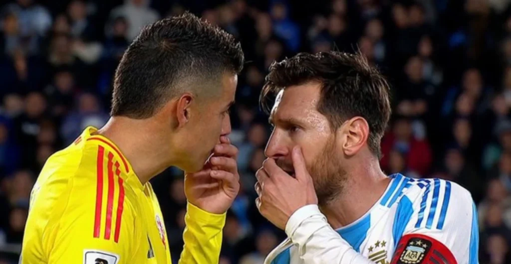 James y Messi