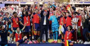 Seleccion España campeona De la Fuente