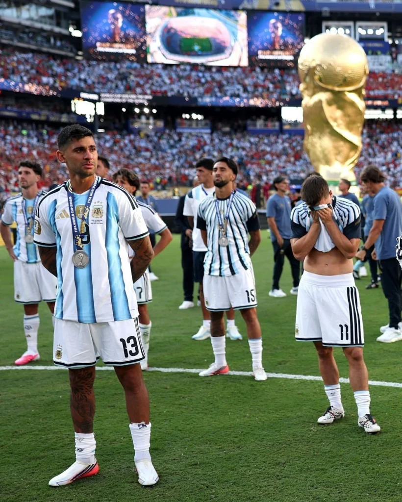 Argentina llorando final España