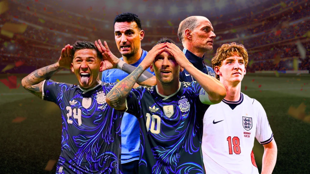 La Liga de La Liga Julio 16 Argentina Inglaterra